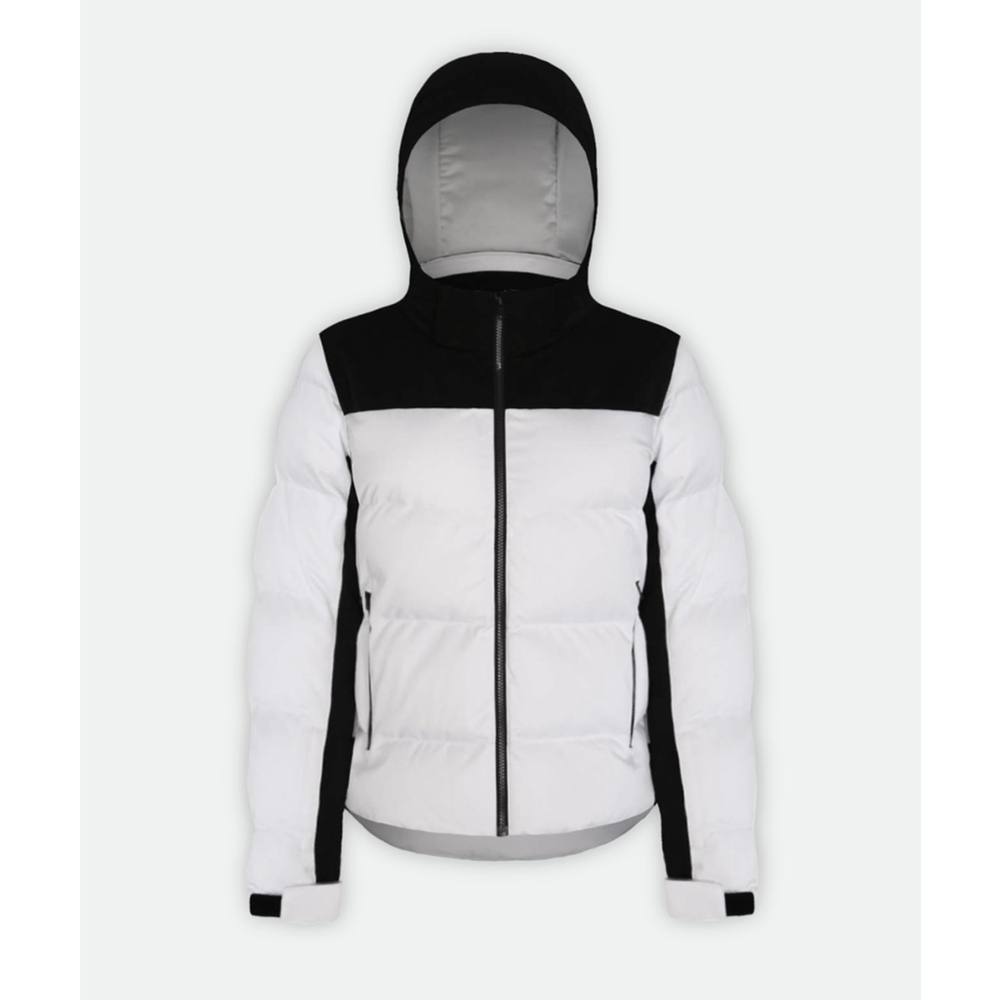 Women's Boulder Gear Tai Ski Jacket, Size L, White & Black